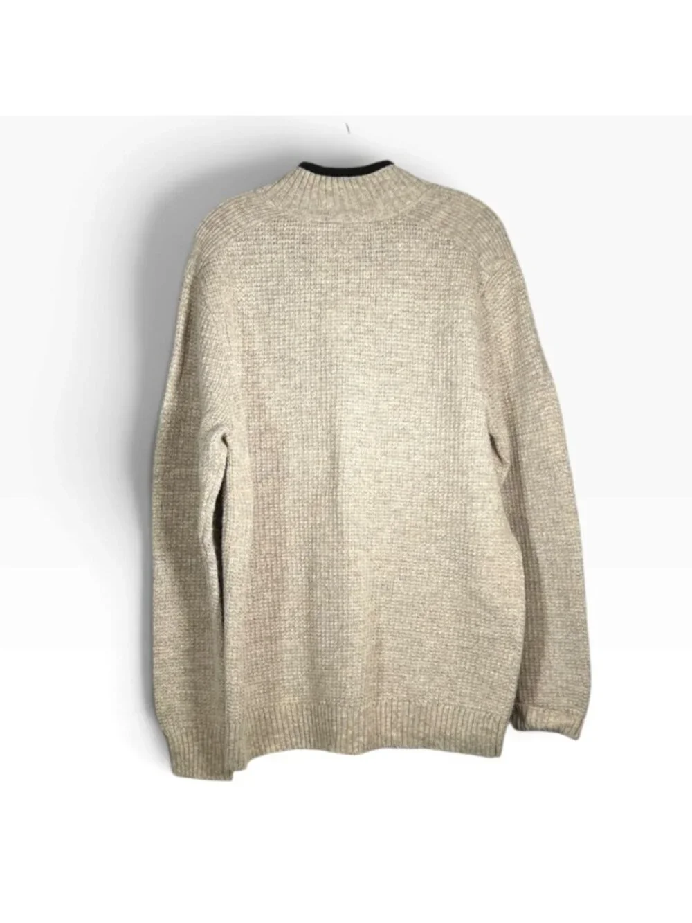 Classic Pendleton Shetland Wool Quarter-Zip Sweater Mens Large NWT